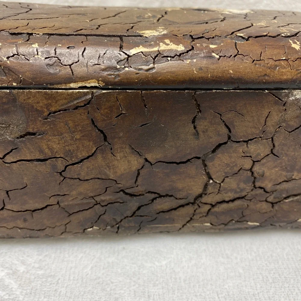 Sterling Industries Philippines Decorative Trinket Box Brown Crackle Finish